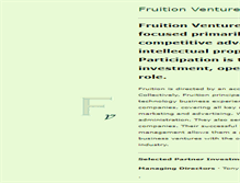 Tablet Screenshot of fruition.com